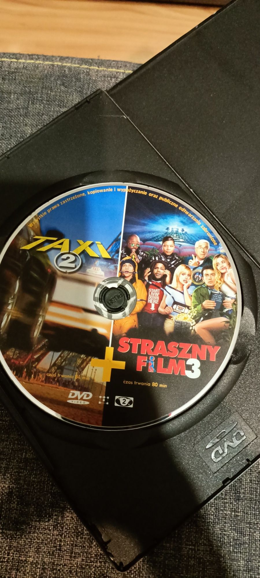 Film DVD Taxi 2 i Straszny film 3