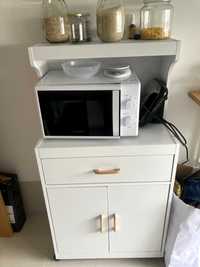 Móvel de cozinha com base para microondas