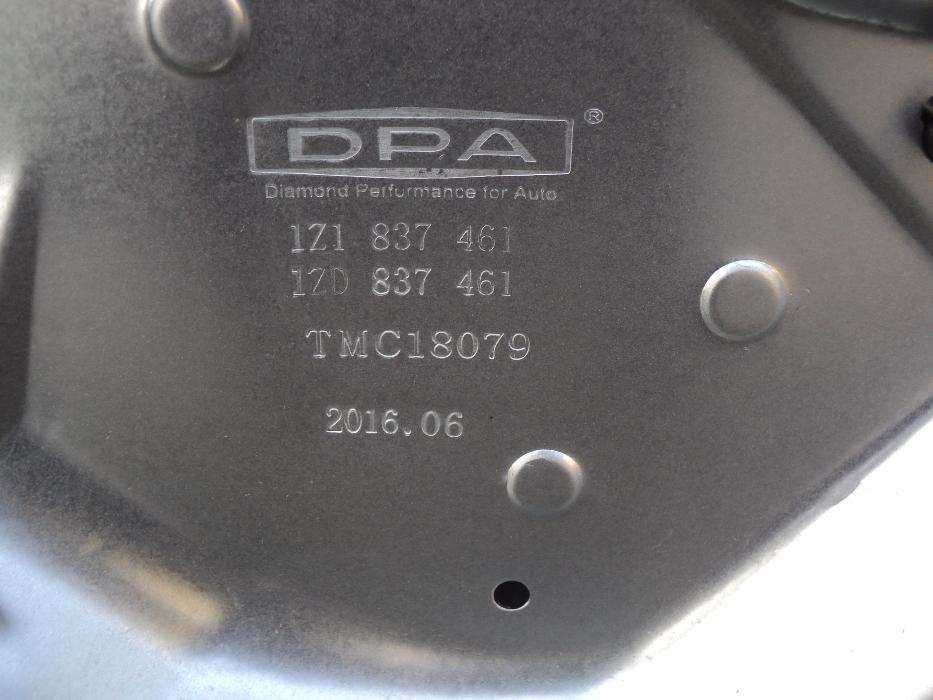 podnośnik szyby mechanizm opuszczania przód skoda octavia II