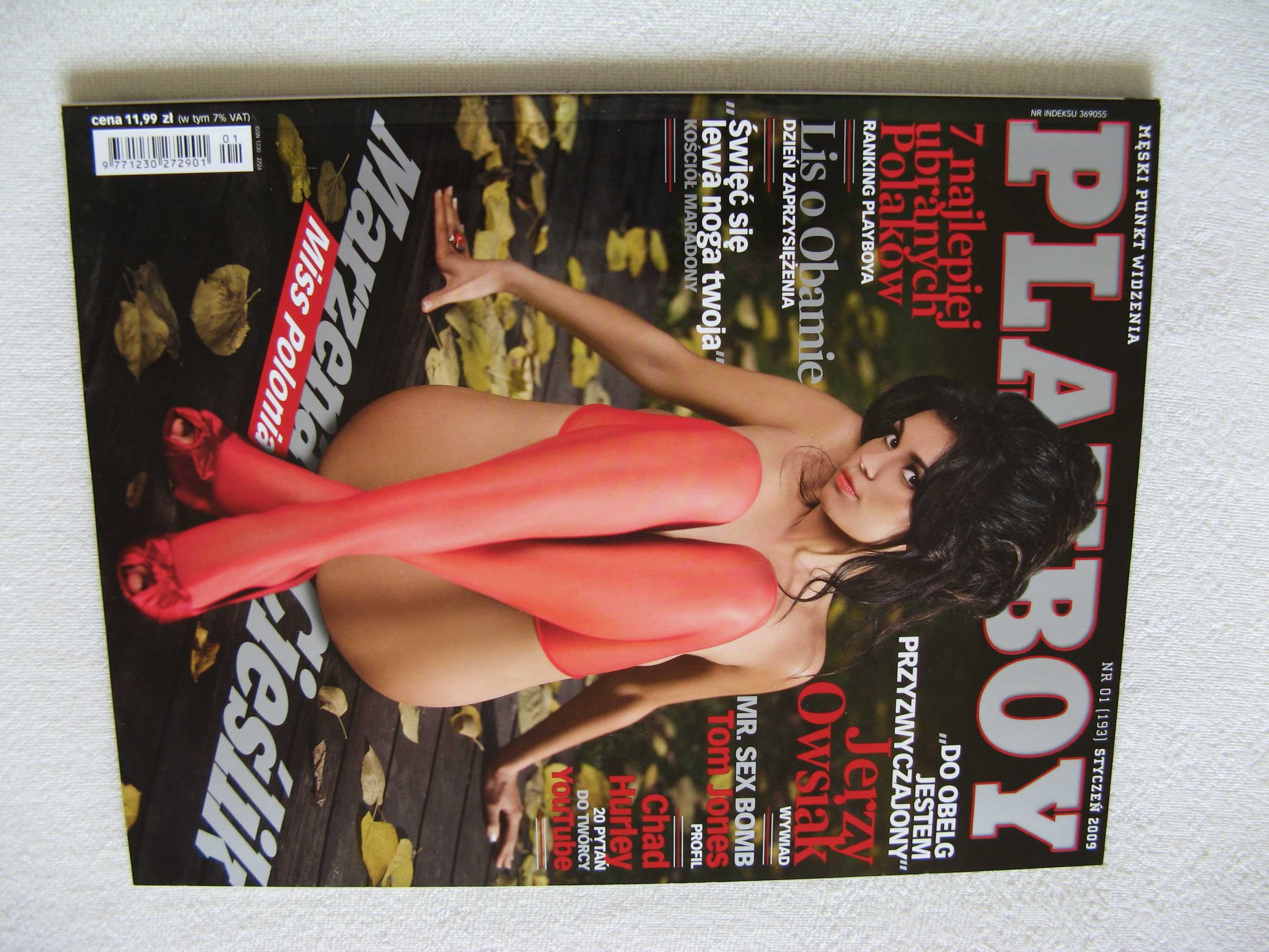 Playboy 1/2009 (193), styczeń 2009, Marzena Cieślik - Miss Polonia