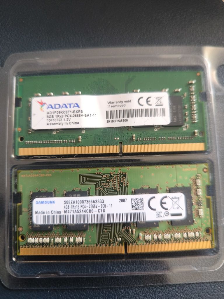 Vendo Memórias RAM 12GB (4GB+8GB) DDR4 2666MHz - 55€
