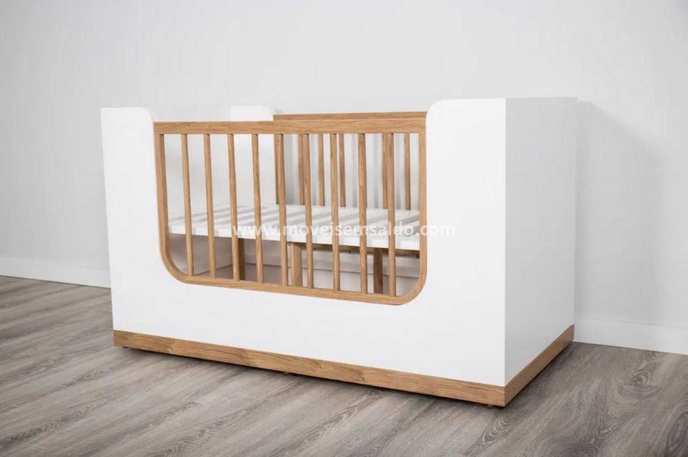 Conjunto de Bebe - Berço Fraldário e Roupeiro - Somos Fábrica