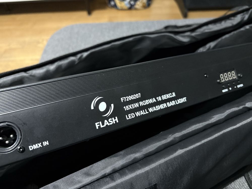 Flash LED bar 18X5W RGBWA 18 sekcji BELKA LED BAR