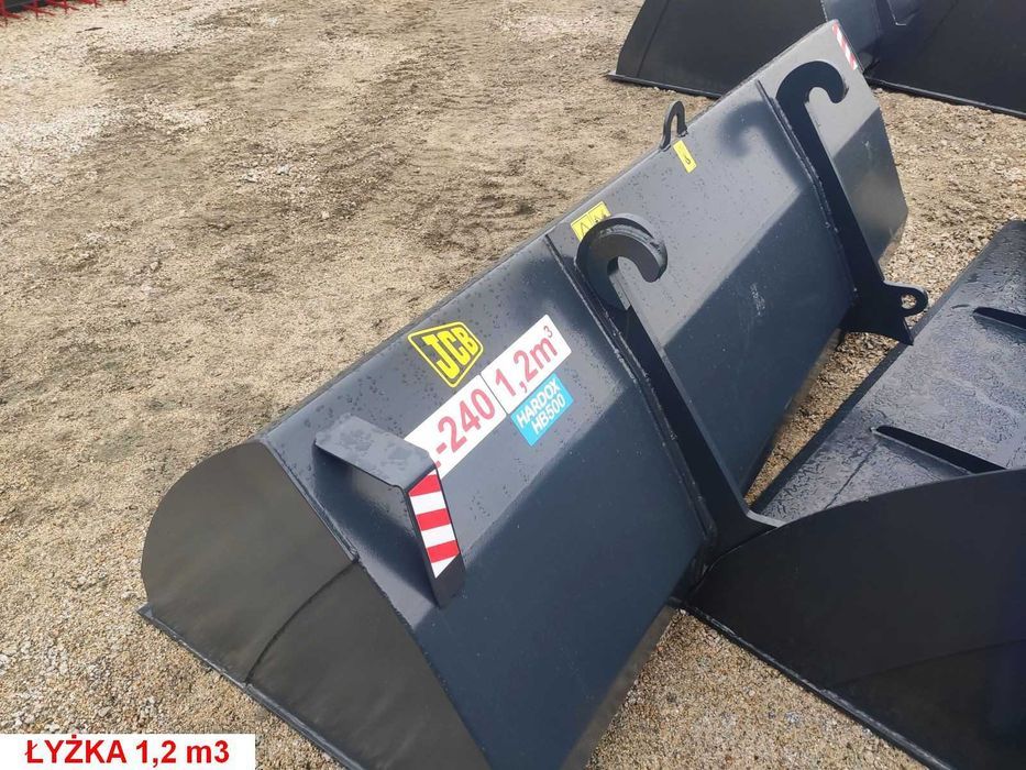 Łyżka Łycha 2,0m 2,2m 2,4m do ładowarki Manitou JCB 1,2m3 1,6m3 2,2m3