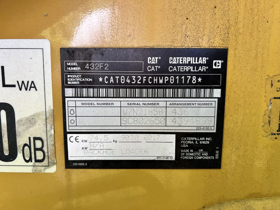 Caterpillar 432F2 2017 CAT