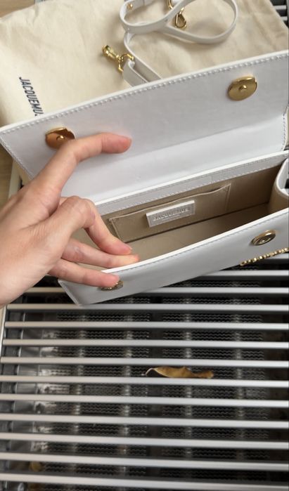 Сумочка Jacquemus біла ориг