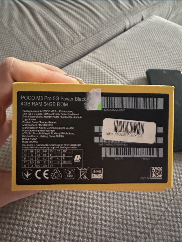Xiaomi POCO M3 pro 5g