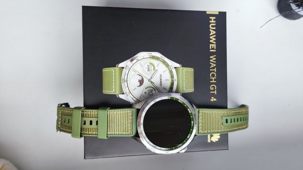 Smartwatch HUAWEI Watch GT 4 Green 46mm Srebrno-zielony