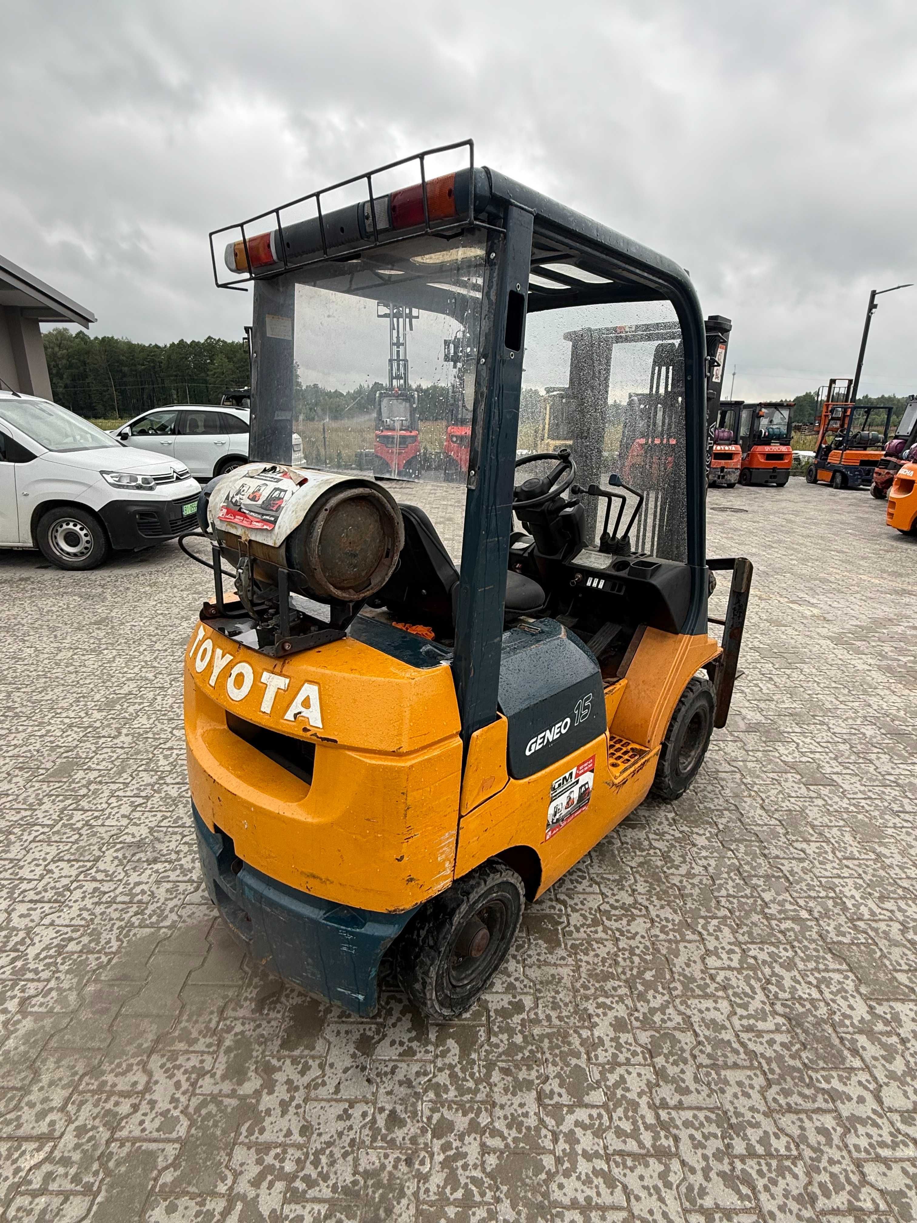 Wózek Widłowy TOYOTA 7FG 1,5T 2006 3m LPG