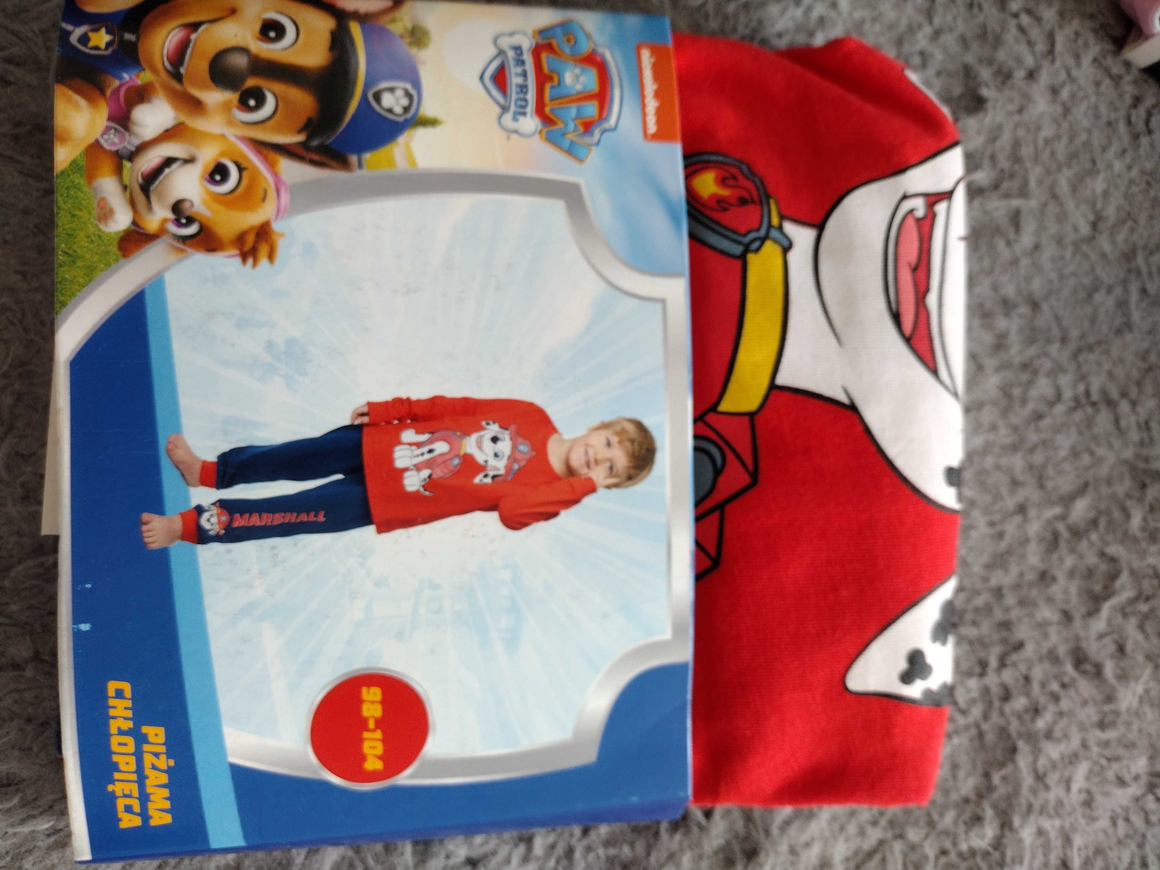 Piżama dwuczęściowa 98-104 dla chłopaka Marshall Paw patrol psi patrol