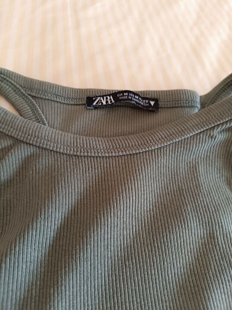 Vestido malha, Zara, tamanho M