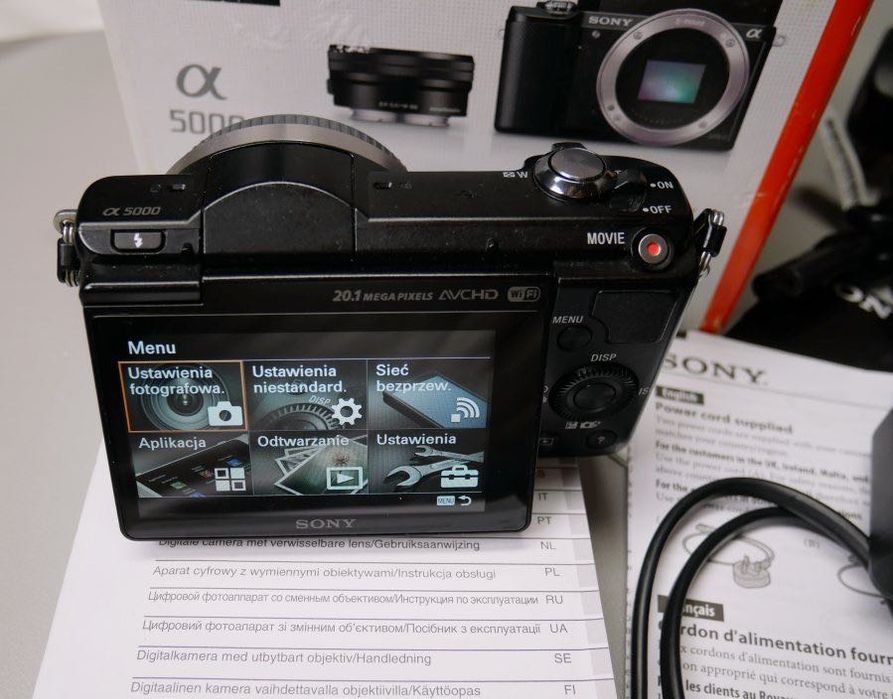Aparat Sony Alpha A5000 Body