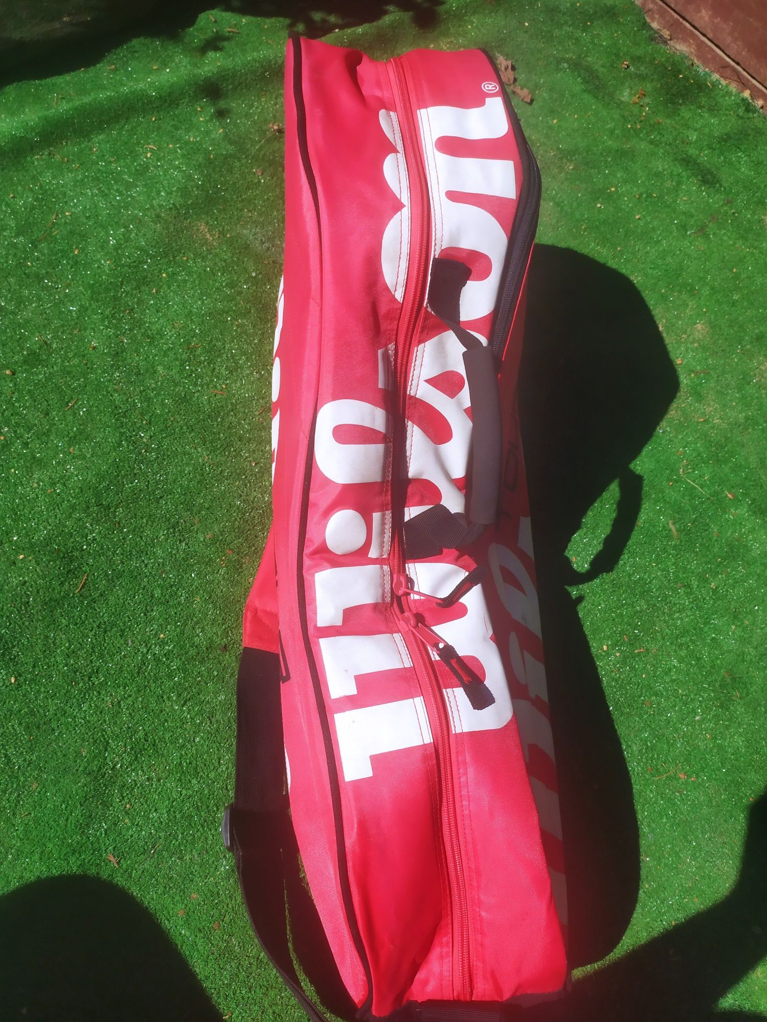 Czerwona Torba na ramię na rakiety tenisowe Wilson