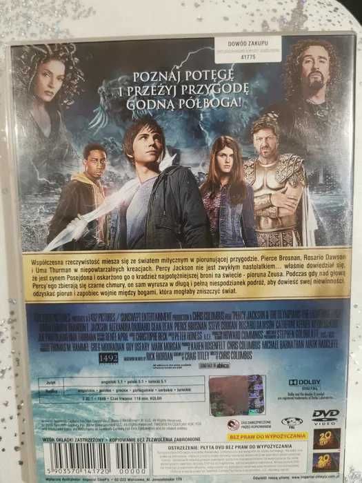 Film DVD cz. 1 i 2 Percy Jackson Złodziej Pioruna, Morze potworów