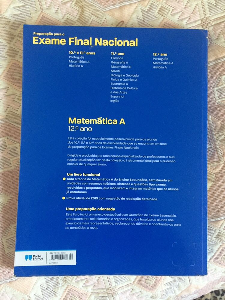 Livro preparação de exame de Matemática