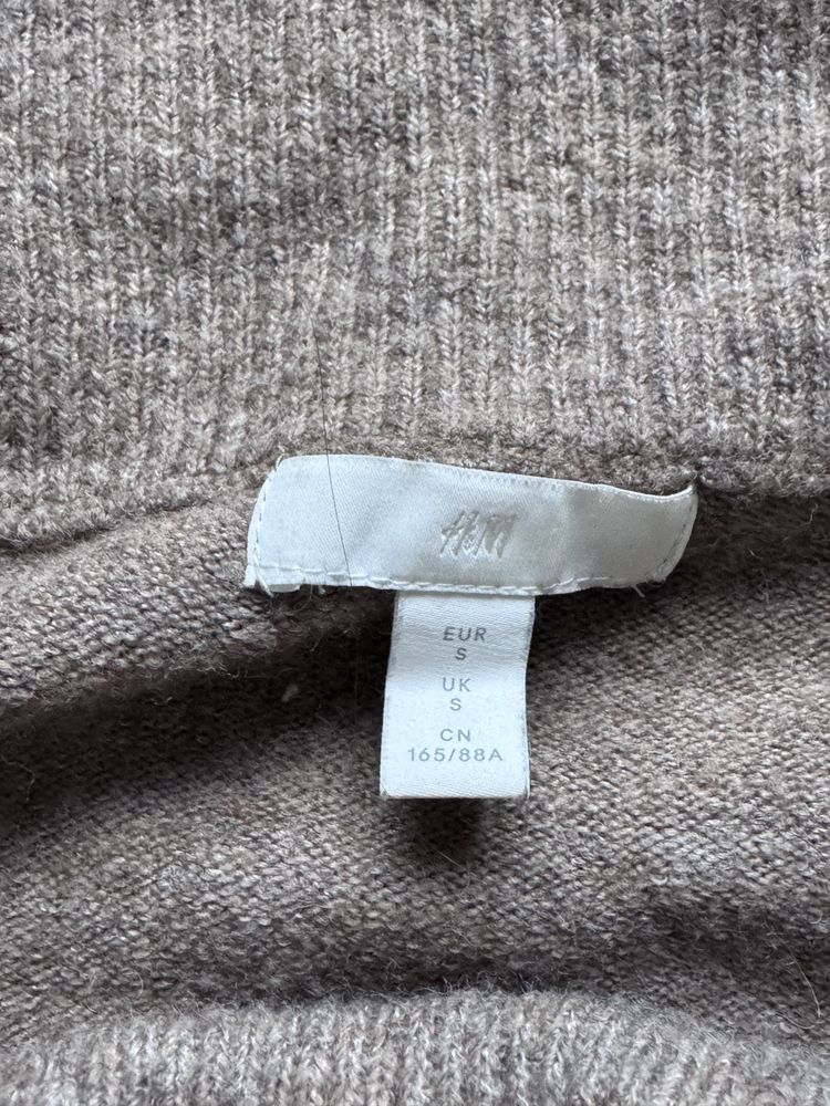 Sweter beżowy H&M r. S