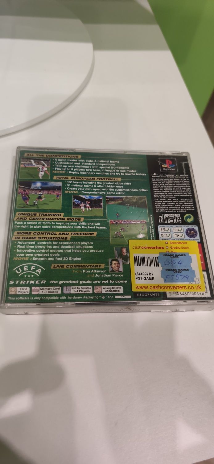 Sprzedam grę Uefa Striker psx