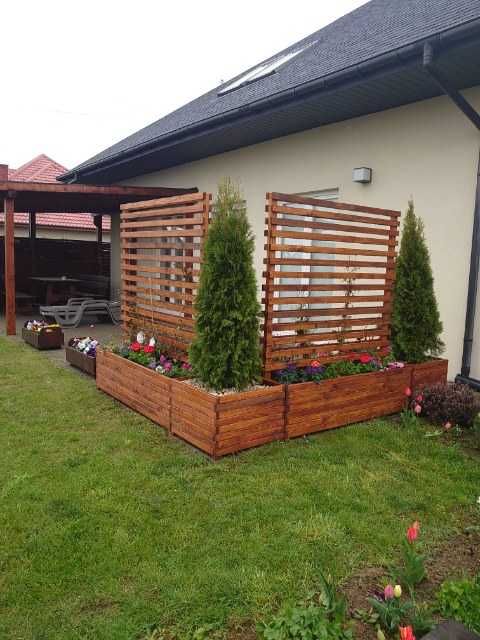 Drewniane pergole, pergola tarasowa, pergola drewniana na balkon