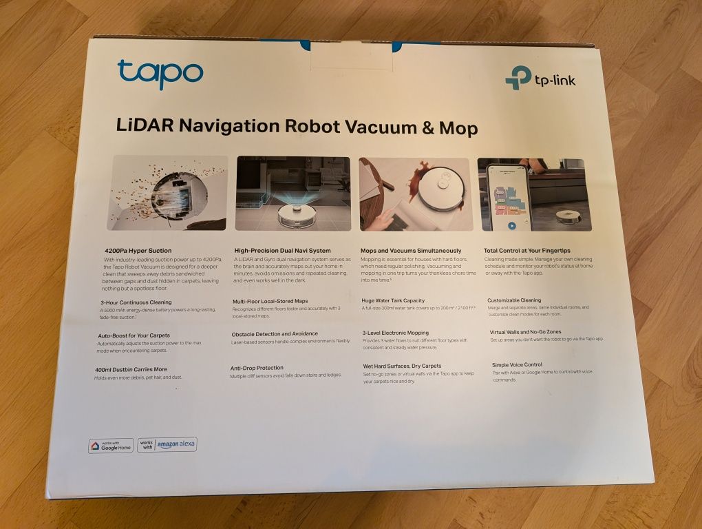 РОБОТ- ПИЛОСОС Tapo RV30 tp-link