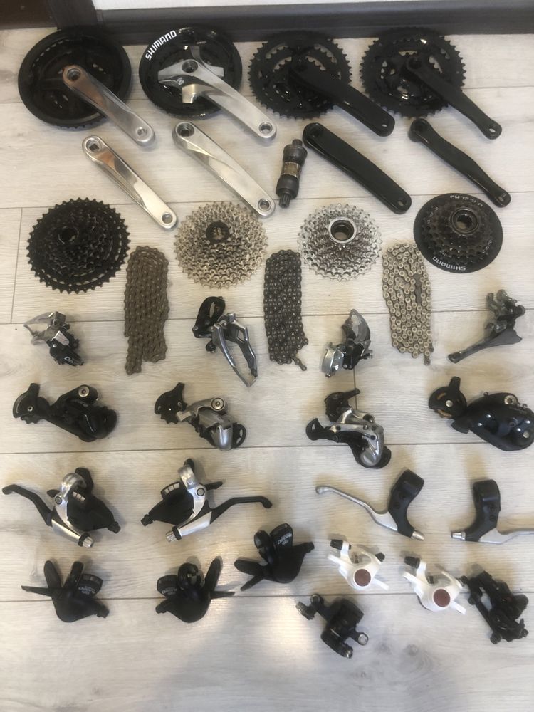 Shimano sram avid sr suntour truvativ велозапчастини