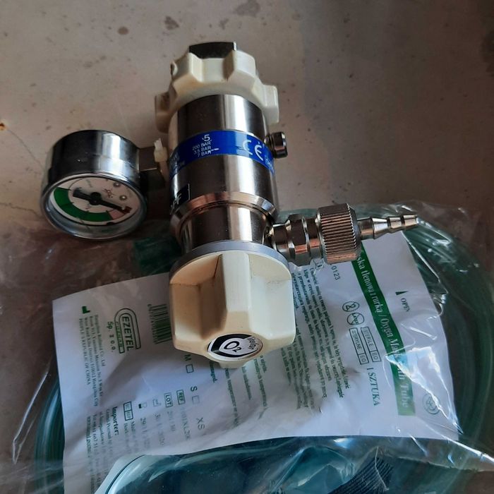 reduktor do tlenu medycznego Mediflow zestaw do tlenoterapii