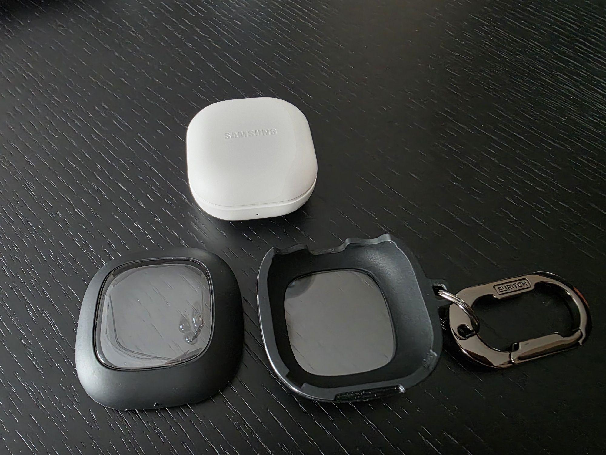 Samsung Galaxy Buds2 Pro Białe jak nowe + etui