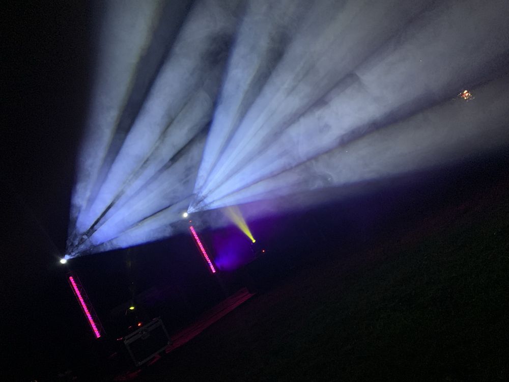 Glowy ruchome led 100wat pryzma gobo