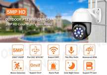 Câmera Vídeo Vigilância WIFI 5MP • Rotativa Exterior • Auto Tracking