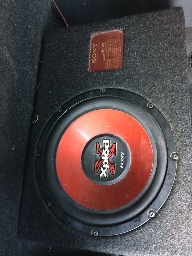 Sub Sony x explode e amp pionner