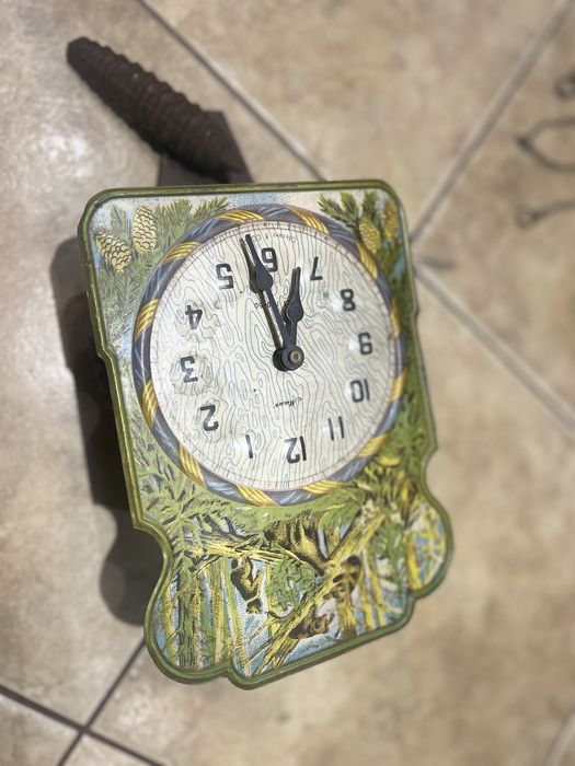 Zegar chodzik Majak ZSSR CCCP Szyszkin Poranek w sosnowym lesie