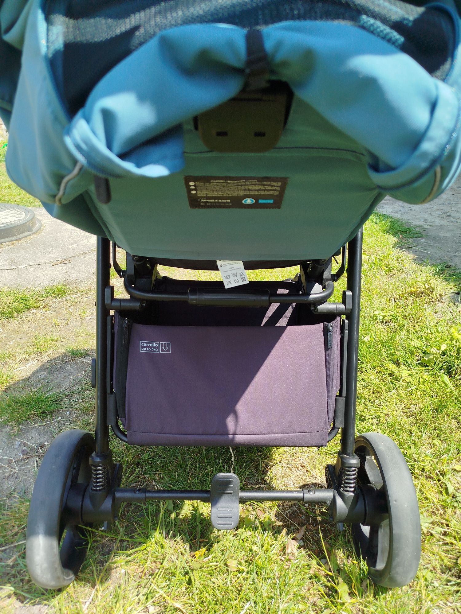 Прогулянкова коляска Carrello Bravo колір Ice Blue