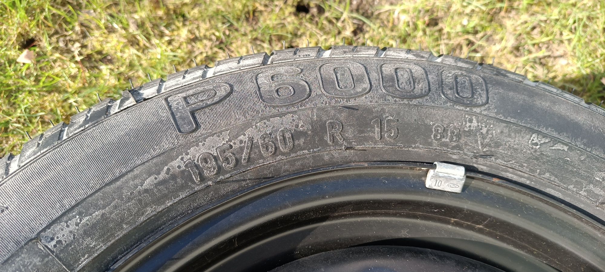 Koło zapasowe Pirelli P6000 rozmiar 195/60/R15