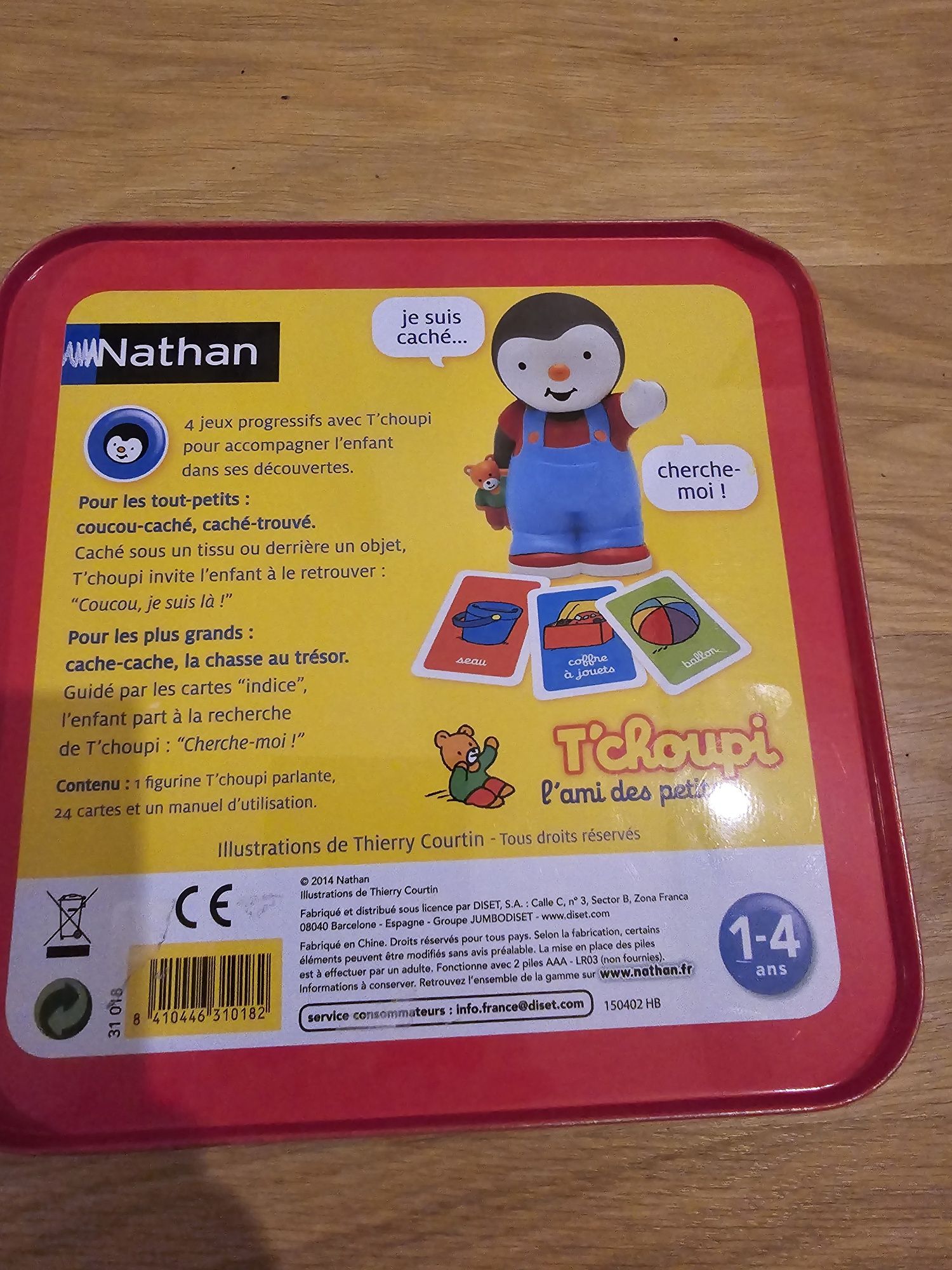 Gra dla przedszkolaków Nathan tchoupi francuski dla dziecifrancuski