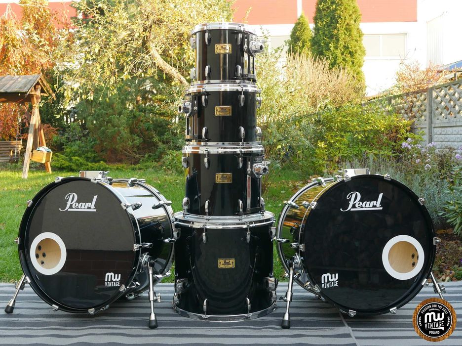 ‼️ Perkusja Pearl Masters BRX 2 x 22", 10", 12", 14", 18" Black ‼️