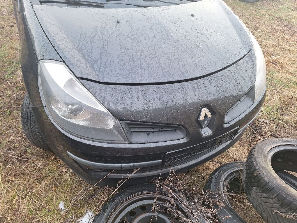Renault Clio 3 NV676 zderzak maska lampa błotnik drzwi koła pas 1.2
