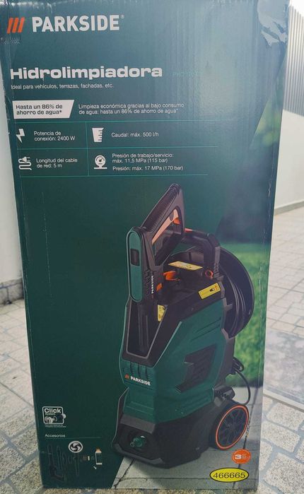 Máquina Lavar alta pressão Parkside 170bar