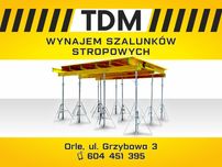 Szalunki Stropowe Wynajem Wypożyczalnia ORLE