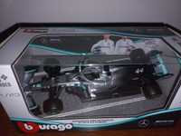 Bburago bolid F1 Mercedes AMG Petronas W10, L. Hamilton, skala 1:43