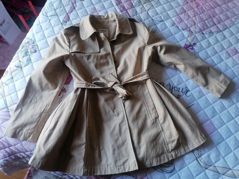 Gabardina menina 8 anos