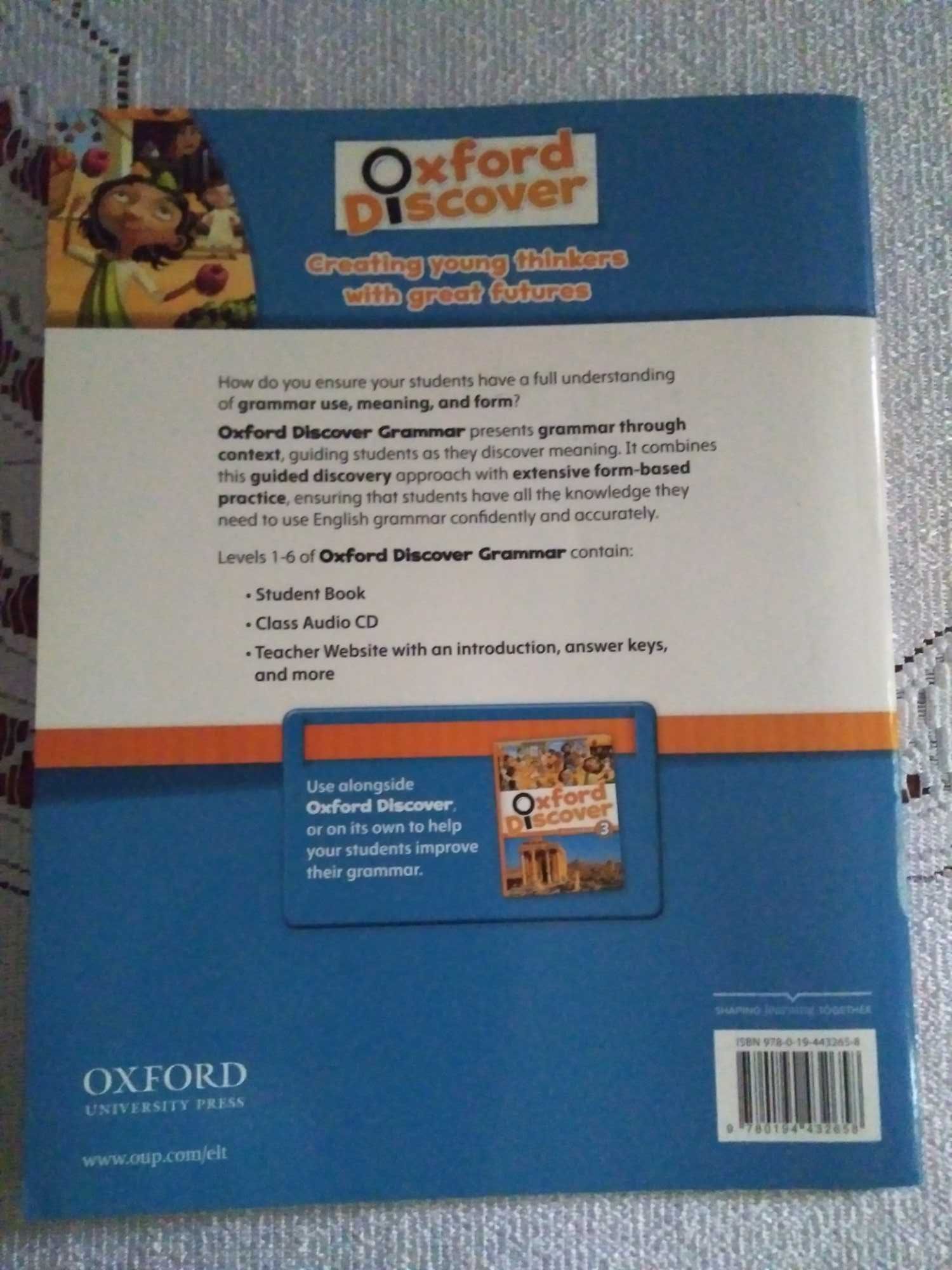 Oxford discover grammar 3 podręcznik język angielski Tamzin Thompson