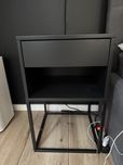 Szafki nocne x2 ikea Vikhammer czarny