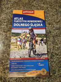 Atlas turystyki rowerowej Dolnego Śląska 1:285 000 - mapa
