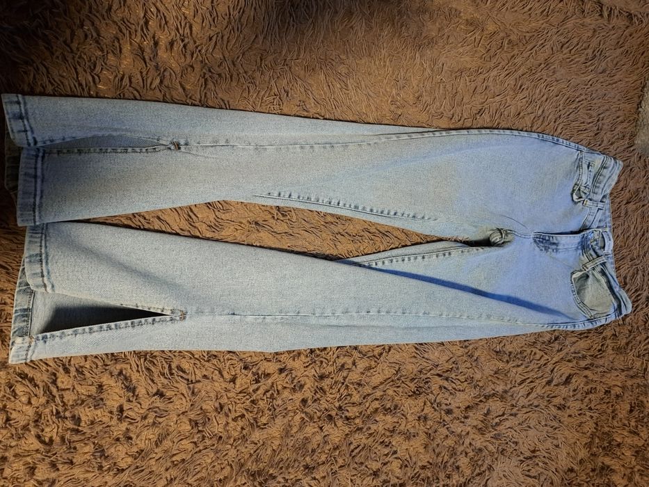 Джинси жіночі з розрізом по боках знизу