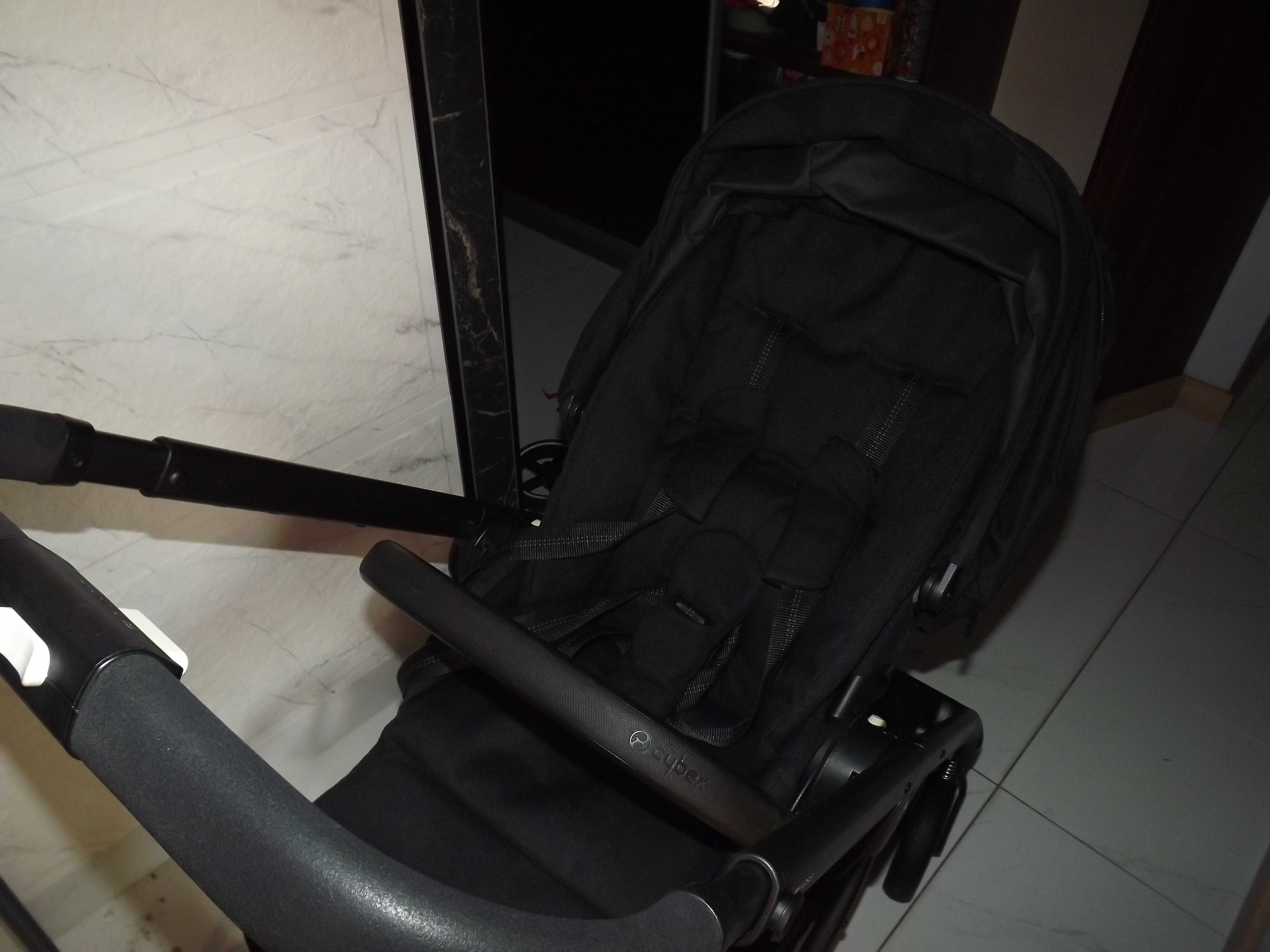 Cybex Balios s lux Deep black 3w1 +Baza Maxi cosi Wysylam