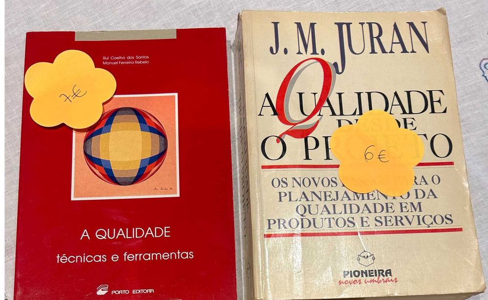 Livros Técnicos: Gestão da Qualidade / valor unitário na foto