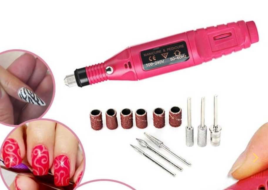 FREZARKA DO PAZNOKCI maszynka do manicure pedicure podręczna sieciowa