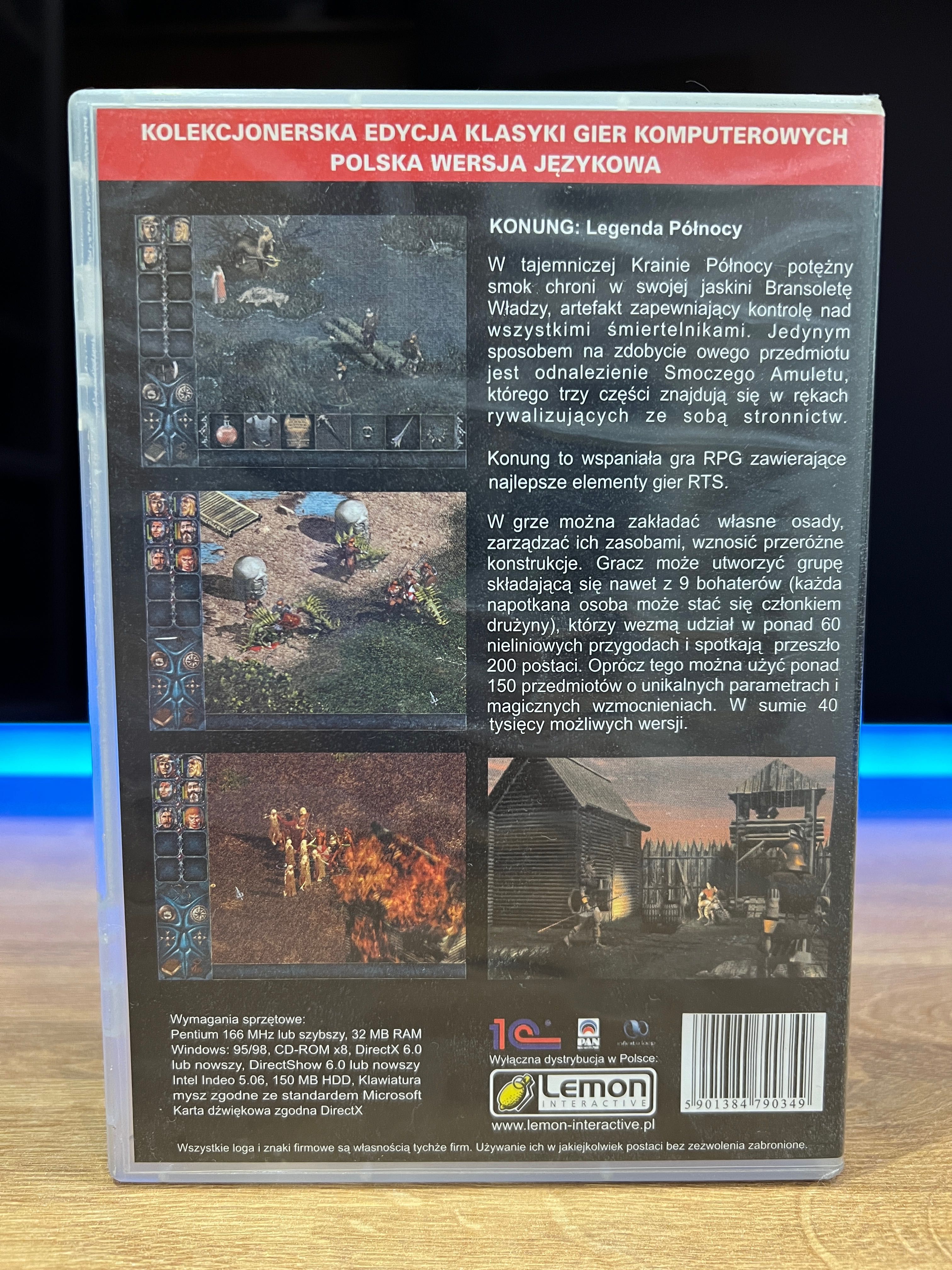 Konung Legenda Północy (PC PL 2000) kompletne wydanie Super Klasyka