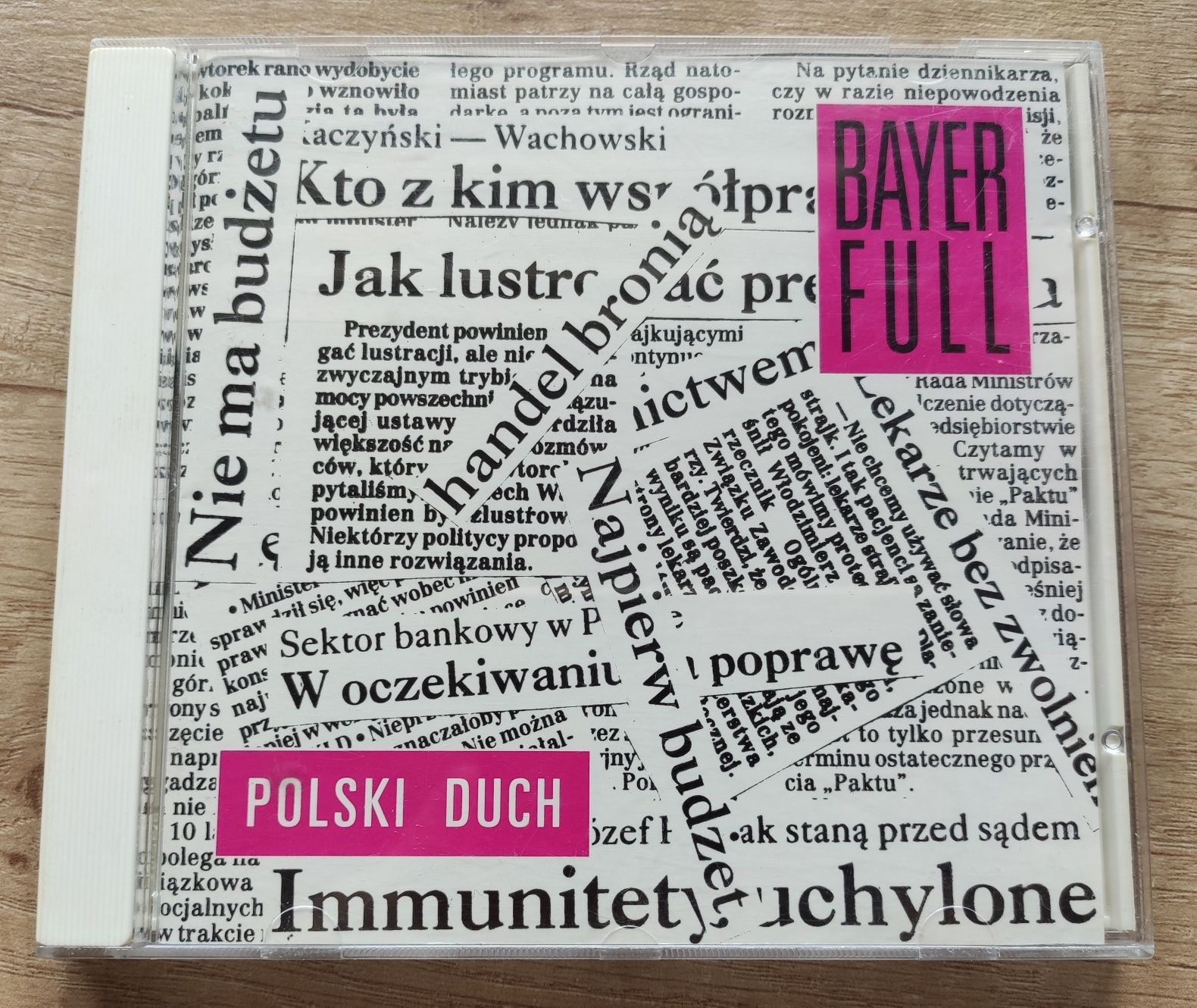 BAYER FULL Polski Duch płyta CD 1993 Ryszard Music USA disco polo