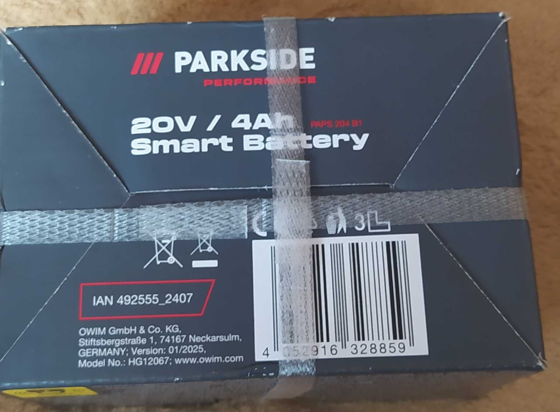 Sprzedam Akumulator smart, 20 V, 4 Ah, PAPS 204 B1 PARKSIDE