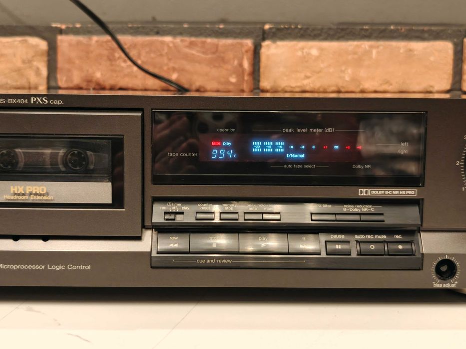 TECHNICS RS-BX404 ! Porządny magnetofon kasetowy